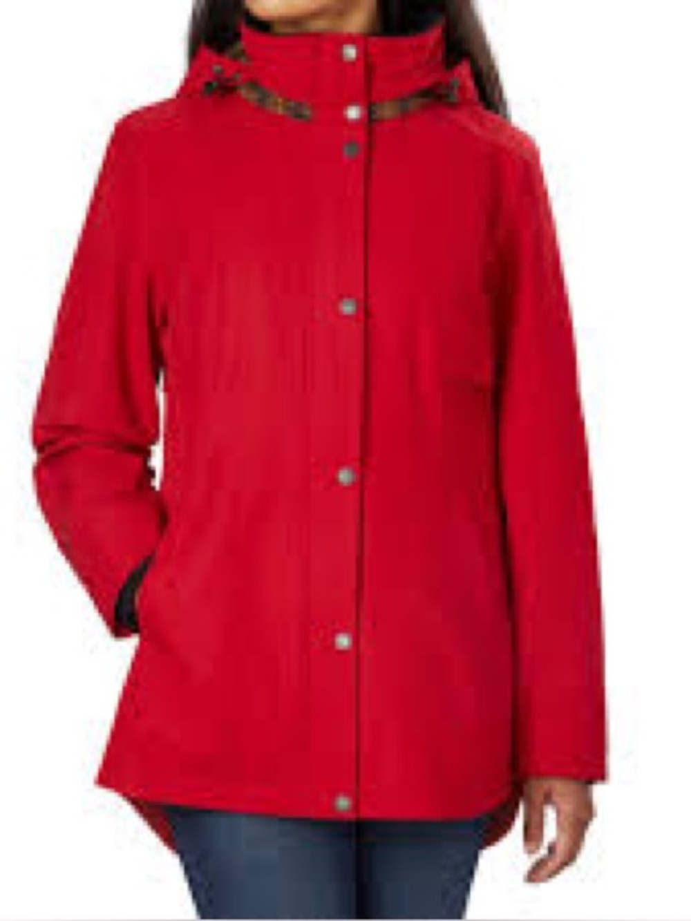 Pendleton Hooded Jacket Rain Coat Red